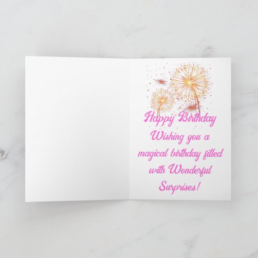 Gelukkige verjaardag Zuster Verjaardagskaart Kaart (Binnen)