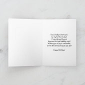 Gelukkige verjaardag zwager/zeilboot kaart (Binnen)