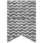 Gelukkige verjaardag zwart-wit vlaggetjes (Eerste vlag)