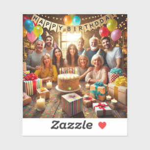 Gelukkige verjaardagen stickers 2024/2025