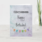 Gelukkige Verjaardagsbaas - Mgr. Wij allemaal - Gr Kaart (Voorkant)