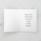 Gelukkige Verjaardagsbaas - Mgr. Wij allemaal - Gr Kaart (Binnen)