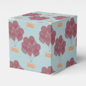 Gelukkige verjaardagsballonnen bedankdoosjes (Voorkant Zijde)