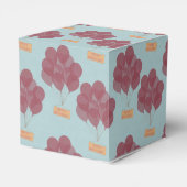 Gelukkige verjaardagsballonnen bedankdoosjes (Achterkant)