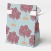 Gelukkige verjaardagsballonnen bedankdoosjes (Achterkant)