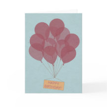 Gelukkige verjaardagsballonnen