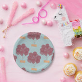 Gelukkige verjaardagsballonnen papieren bordje (Feest)