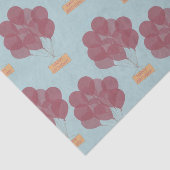 Gelukkige verjaardagsballonnen tissuepapier (Detail)