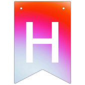 Gelukkige Verjaardagsbanner Verjaardagsfeestje Bun Vlaggetjes (Eerste vlag)