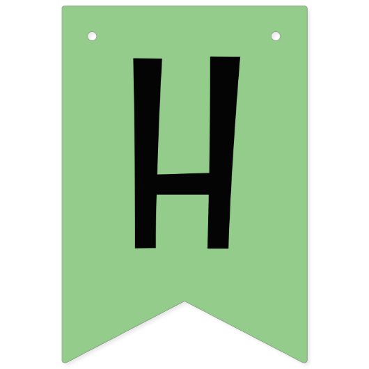 Gelukkige verjaardagsbanner vlaggetjes (Tweede vlag)