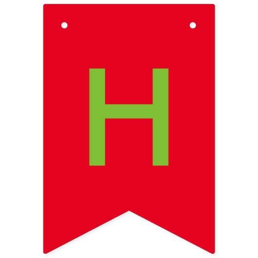 Gelukkige verjaardagsbanner vlaggetjes (Tweede vlag)