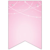 Gelukkige Verjaardagsbericht Roze Candy Cane Bonbo Vlaggetjes (Eerste vlag)