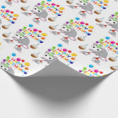 Gelukkige Verjaardagscadeau inpakpapier Possum (Hoek)