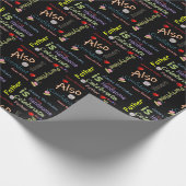 Gelukkige Verjaardagscadeau inpakpapier vader (Hoek)