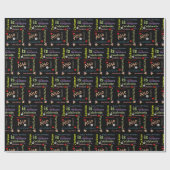 Gelukkige Verjaardagscadeau Wrapping Paper Jackson Cadeaupapier (Vlak)