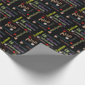 Gelukkige Verjaardagscadeau Wrapping Paper Jackson Cadeaupapier (Hoek)