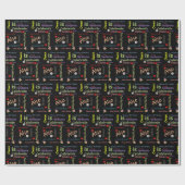 Gelukkige Verjaardagscadeau Wrapping Paper Owen Cadeaupapier (Vlak)