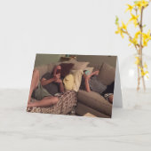 Gelukkige verjaardagsDAD Kaart (Gele Bloem)