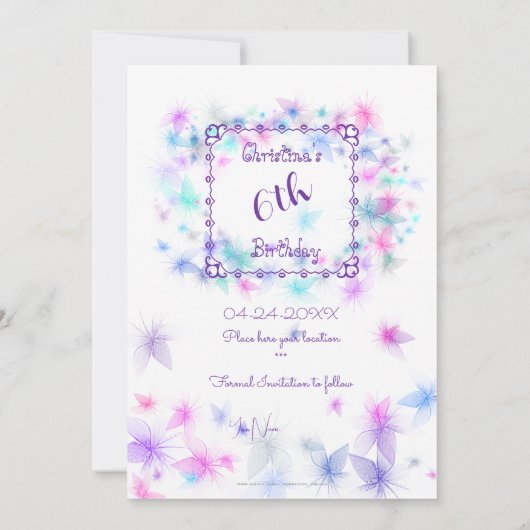 Gelukkige Verjaardagsfee 01 (Achterkant)