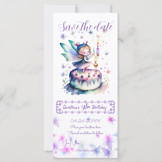 Gelukkige Verjaardagsfee 01 (Voorkant)