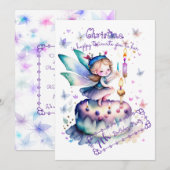 Gelukkige Verjaardagsfee 01 (Voorkant / Achterkant)