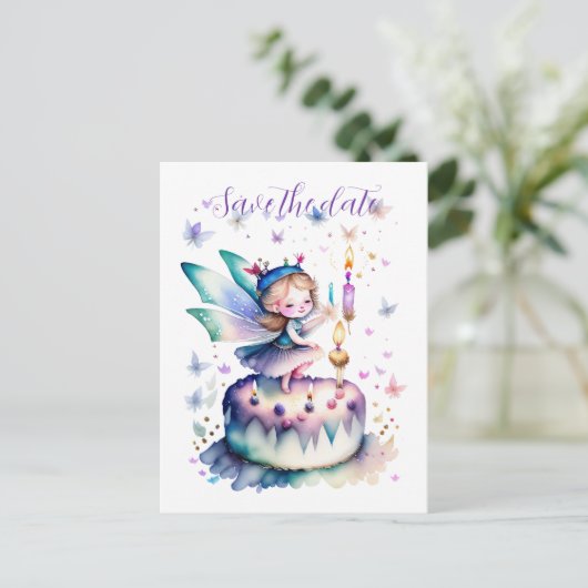 Gelukkige Verjaardagsfee 01 Briefkaart (Staand voorkant)