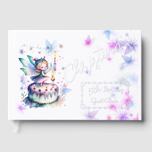 Gelukkige Verjaardagsfee 01 Gastenboek (Voorkant)