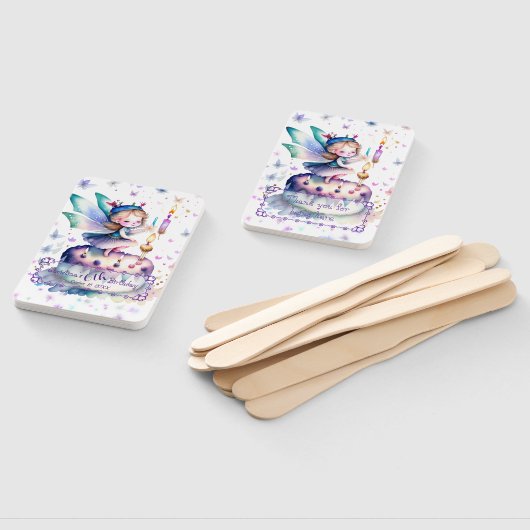 Gelukkige Verjaardagsfee 01 Handwaaier (Niet-gemonteerd)