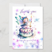 Gelukkige Verjaardagsfee 01 Magnetische Uitnodiging (Voorkant)