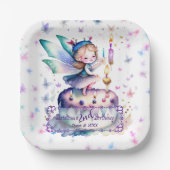 Gelukkige Verjaardagsfee 01 Papieren Bordje (Voorkant)