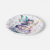 Gelukkige Verjaardagsfee 01 Papieren Bordje (Gekanteld)