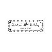 Gelukkige Verjaardagsfee 01 Rubberstempel (Gestempeld)