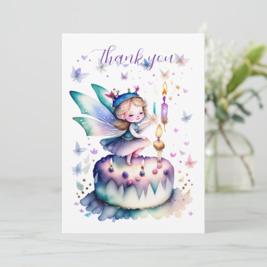 Gelukkige Verjaardagsfee 01 Save The Date (Staand voorkant)