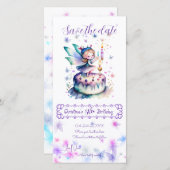 Gelukkige Verjaardagsfee 01 Save The Date (Voorkant / Achterkant)