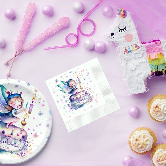 Gelukkige Verjaardagsfee 01 Servet