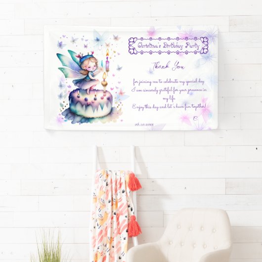 Gelukkige Verjaardagsfee 01 Spandoek (Insitu)