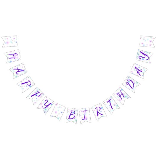 Gelukkige Verjaardagsfee 01 Vlaggetjes (Alle)