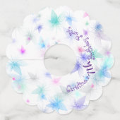 Gelukkige Verjaardagsfee 01 Wijnglaslabel (Voorkant)