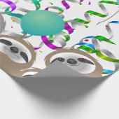 Gelukkige Verjaardagsfeestluiaards Cadeaupapier (Hoek)