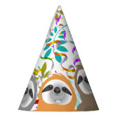 Gelukkige Verjaardagsfeestluiaards met gedraaide s Feesthoedjes (Links)