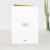 Gelukkige Verjaardagshond in Herfstbladeren Kaart (Achterkant)