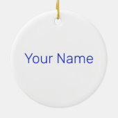 Gelukkige Verjaardagsjongen 5e Vijfde Verjaardag D Keramisch Ornament (Achterkant)