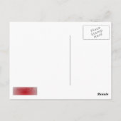 Gelukkige verjaardagskaarsen briefkaart (Achterkant)