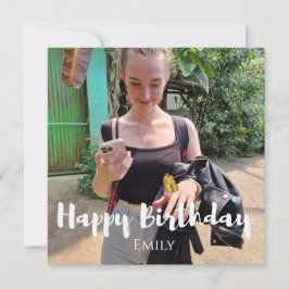 Gelukkige verjaardagskaart bedankkaart