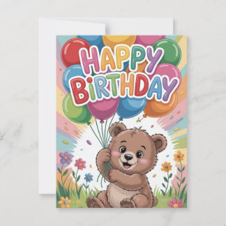 Gelukkige verjaardagskaart briefkaart