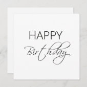 Gelukkige verjaardagskaart feestdagenkaart (Voorkant / Achterkant)