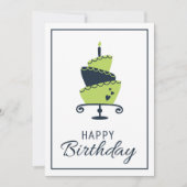 Gelukkige verjaardagskaart feestdagenkaart (Voorkant)