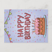 Gelukkige verjaardagskaart feestdagenkaart (Voorkant)