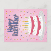 Gelukkige verjaardagskaart feestdagenkaart (Voorkant)