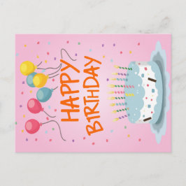 Gelukkige verjaardagskaart feestdagenkaart